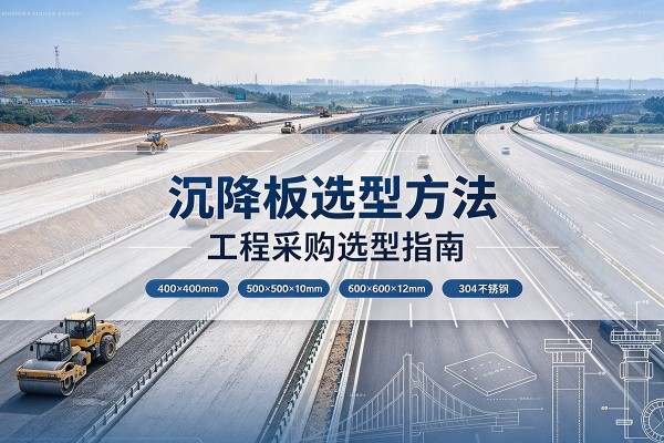 绥江沉降板选择方法